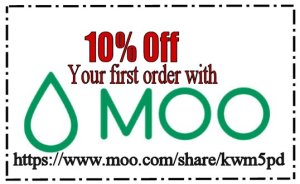 Moo 10% off